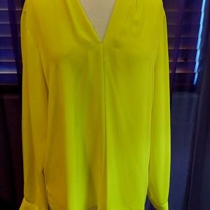Electric Lemon Summer Blouse